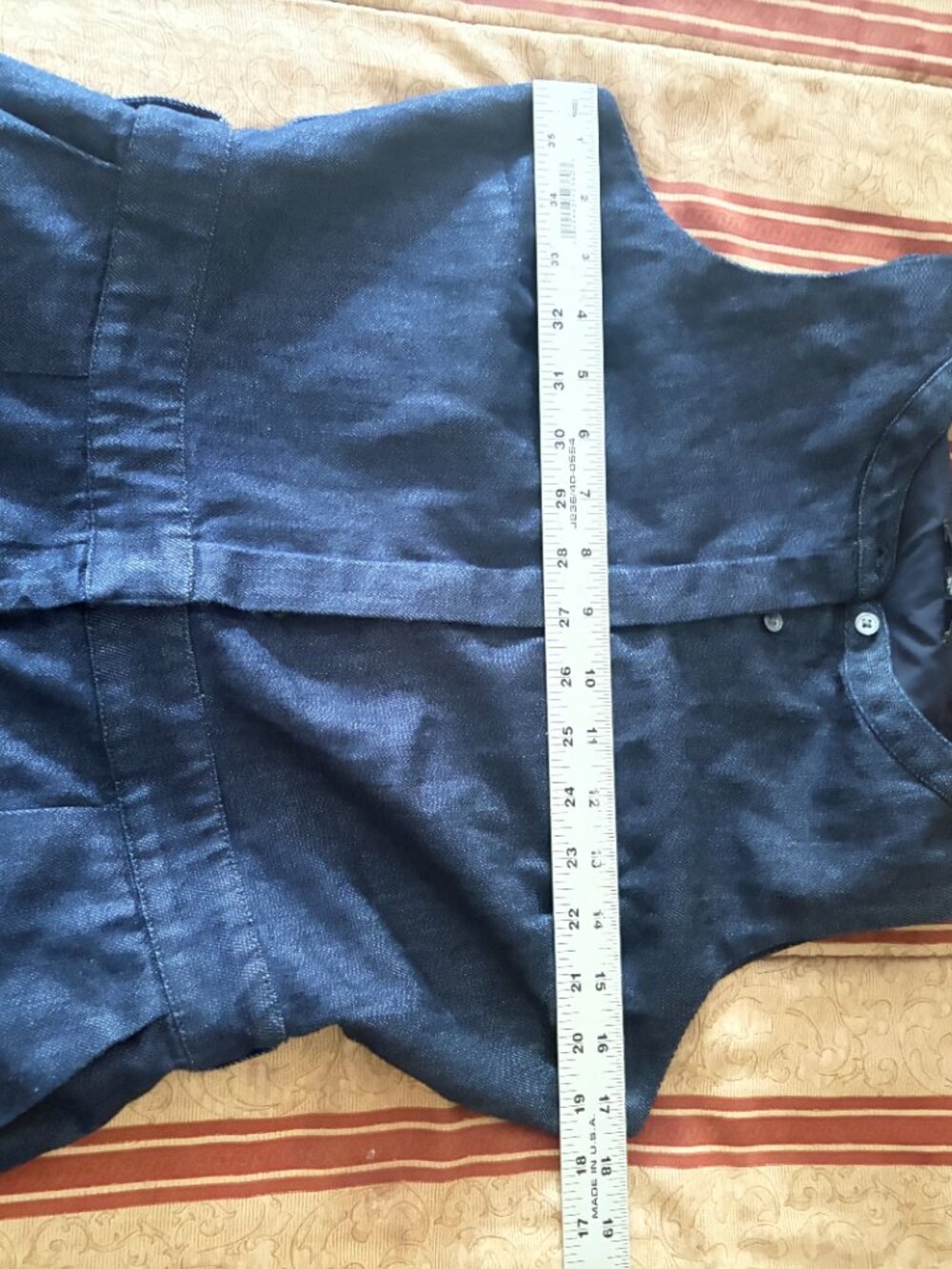 Banana Republic Navy Sleeveless Cropped Jumpsuit Size 6 Petite NWT - Picture 2 of 13